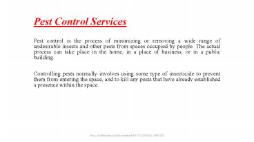 Pest Control Services In Ahmedabad