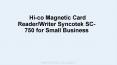 Hi-co Magnetic Card Reader/Writer Syncotek SC-750 for Small Business PowerPoint PPT Presentation