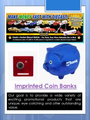Imprinted Coin Banks