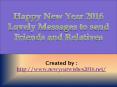 New year messages PowerPoint PPT Presentation