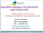 sap MDG training in saudi aradia
