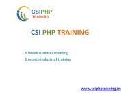 6 Months Industrial Training in Chandigarh