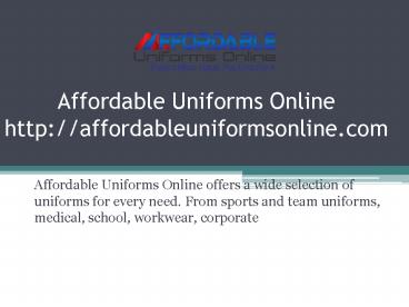 Affordable Uniforms (1)