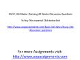 BSOP 330 Master Planning All Weeks Discussion Questions PowerPoint PPT Presentation