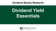 Dividend Yield Essentials