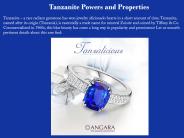Tanzanite Powers and Properties