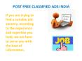 Post Free Classified ads India PowerPoint PPT Presentation