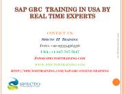 sap grc training in malaysia,usa,south africa