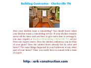 Building Contractor - Clarksville TN
