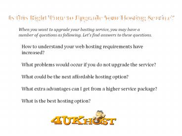 Web-Hosting Services at Affordable Prices