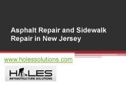 Parking Lot Repair New Jersey - www.holessolutions.com