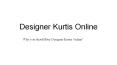 Designer Kurtis online