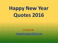 Happy new year quotes PowerPoint PPT Presentation