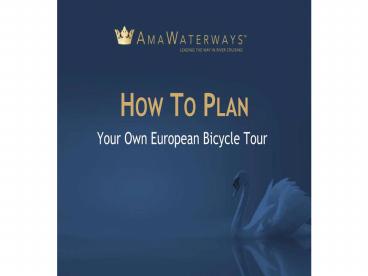 How to Plan Your Own European Bicycle Tour