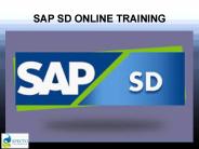 Sap sd online training by Real time Professionals