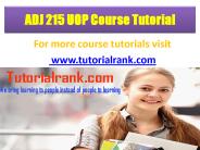 ADJ 215 Potential Instructors / tutorialrank.com