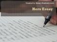 Hero Essay PowerPoint PPT Presentation