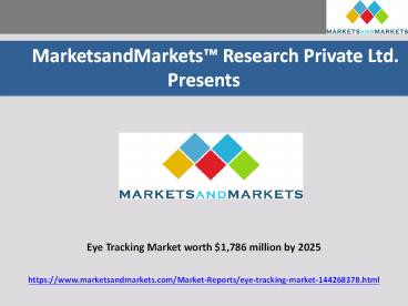 Eye Tracking Market