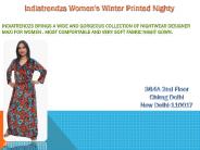 Indiatrendzs Womens Winter Nighty