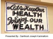 Santhosh Joseph - Health is Wealth