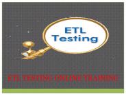 The Best ETL Testing Online Training || ETL Testing Classes
