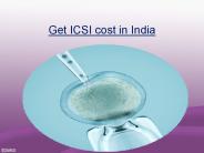 Get ICSI treatment cost in india