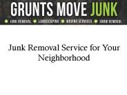 Junk Removal Service for Your Neighborhood