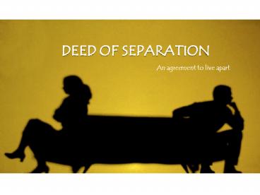 Deed of Separation | Surge.sg Pte Ltd