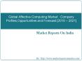 Global Affective Computing Market : Company Profiles, Market Opportunities and Forecast [2015 – 2021] PowerPoint PPT Presentation