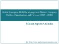 Global Enterprise Mobility Management Market : Company Profiles, Opportunities and Forecast [2015 – 2021] PowerPoint PPT Presentation
