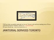 janitorial services Toronto