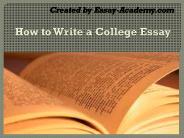 How to Write a College Essay