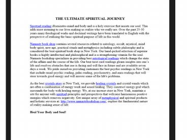 Namaste Bookshop -  metaphysical centre