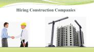 Hiring Construction Companies