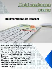 Geld verdienen im Internet