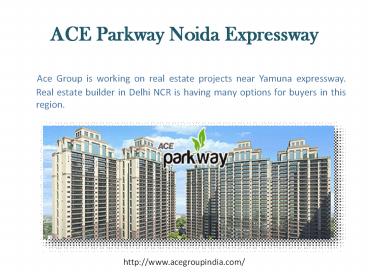 Noida expressway residential projects