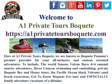 Boquete Tours