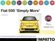 Fiat 500 'Simply More'