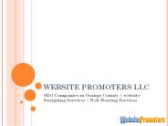 Orange County SEO Companies - websitepromoters.com