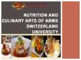 Nutrition and Culinary Arts of ABMS SWITZERLAND UNIVERSITY PowerPoint PPT Presentation