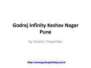 Godrej Infinity - Godrej New Project Keshav Nagar Pune