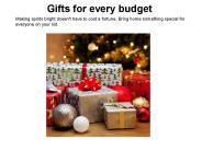 Gifts For Every Budget