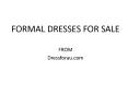 Formal dresses of many colors from Dressforau.com are on sale