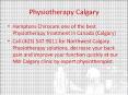 Physiotherapy Calgary (1) PowerPoint PPT Presentation