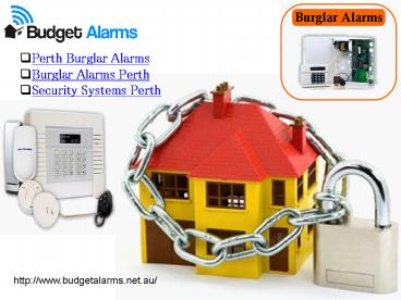 Burglar Alarms in Perth for Complete Home Security Systems