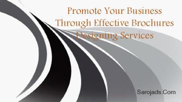 Brochures Designing Services in India, Chennai, Delhi, Bangalore, Hyderabad