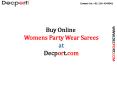 Buy Online Womens Party Wear Sarees-Decport