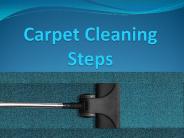 Carpet Cleaning Steps