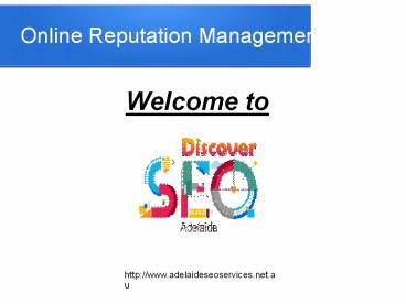 Online Reputation management Adelaide (1)