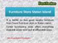 Furniture Store Staten Island PowerPoint PPT Presentation